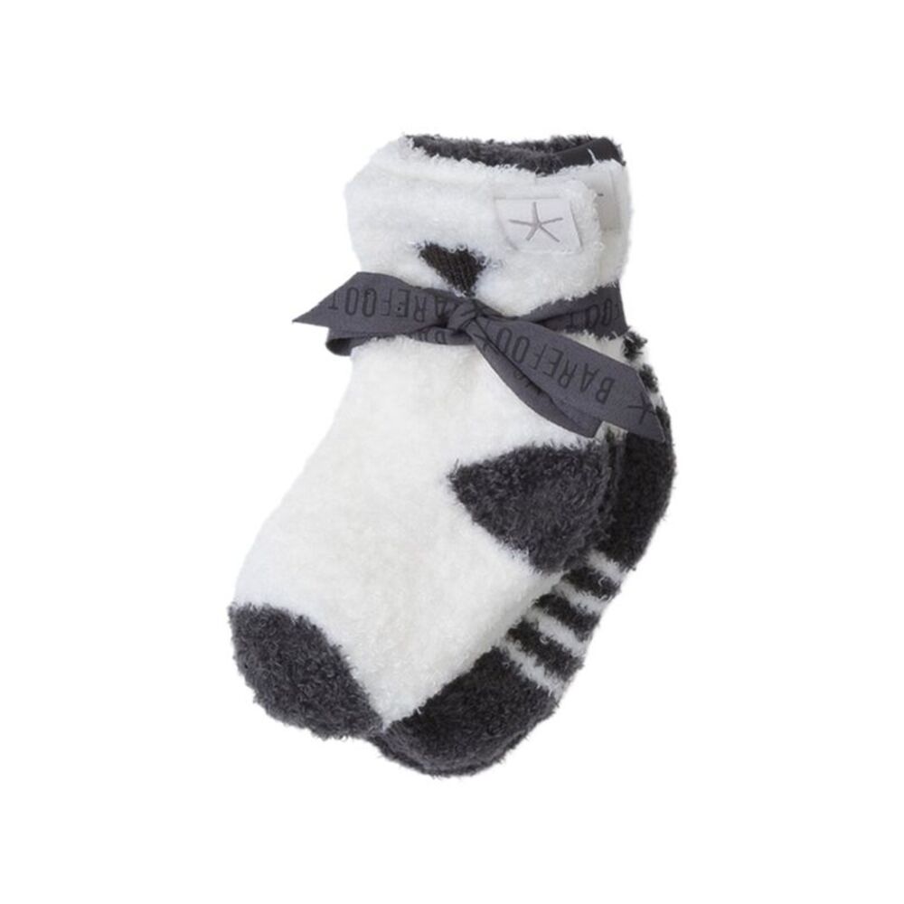 Barefoot Dreams Girls  Baby Heart Sock Set, Grey